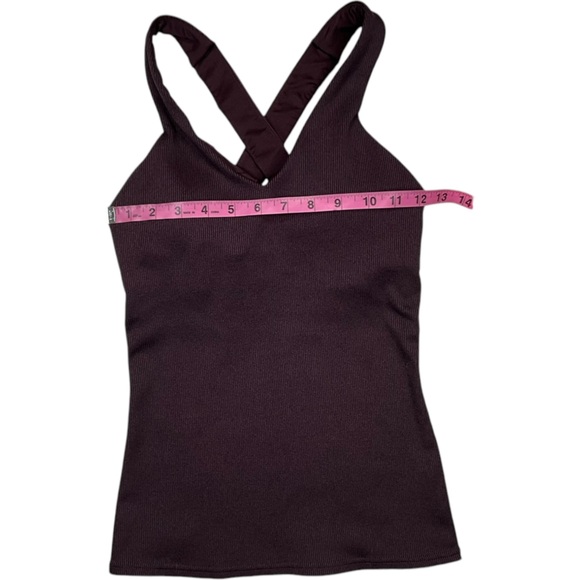 ALO Yoga Elevate Crossover Tank Dark Plum Size Small - Picture 8 of 10